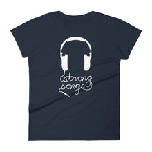 Load image into Gallery viewer, Fitted Headphones Tee (White Print)
